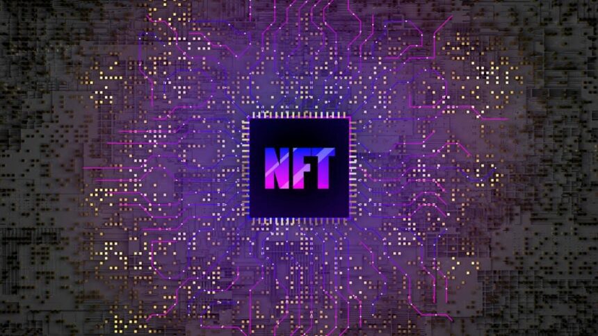 Nft 3d Image Blockchain Non Fungible Token Idea Computer Chip Nft Digital Background Cryptocurrenc.jpg